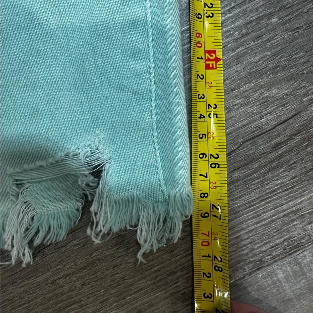 NEW KANCAN high rise mom jeans in seafoam - Picture 9 of 11